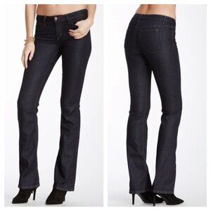 Joe's Jeans Curvy Boot Cut 25 x 33 Long‎ Inseam Dark Geraldine Mid Rise
